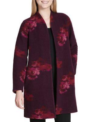 Calvin Klein Printed Wool-blend Cardigan