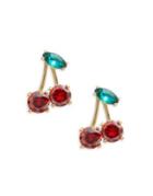 Kate Spade New York Crystal Cherry Stud Earrings