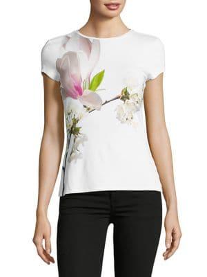 Ted Baker London Harmony Floral Fitted Tee