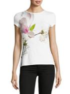 Ted Baker London Harmony Floral Fitted Tee