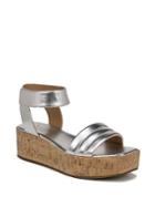 Franco Sarto Ioli Metallic Platform Sandals
