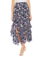 Vince Camuto Mystic Blooms Floral Ruffled Skirt