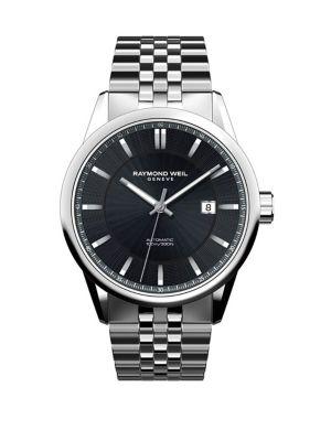 Raymond Weil Freelancer Stainless Steel Round Automatic Bracelet Watch