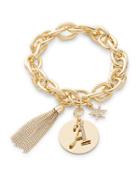 R.j. Graziano A Initial Chain-link Charm Bracelet