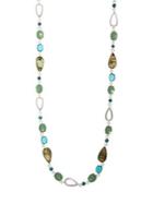 Anne Klein Crystal Multicolored Long Necklace