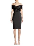 Vince Camuto Off-the-shoulder Twist-top Dress