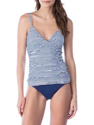 Lauren Ralph Lauren Pinstripe Slimming Tankini