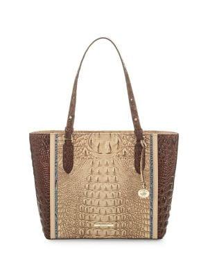 Brahmin Medium Santana Leather Tote