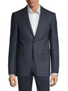 Calvin Klein Slim Fit Windowpane Check Sport Jacket
