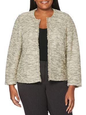 Rafaella Plus Classic Tweed Jacket