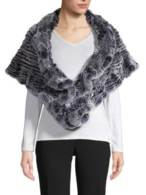 Diana Rosh Rabbit Fur Cape