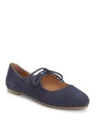 Me Too Cacey Suede Mary Jane Flats
