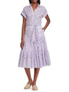 Lauren Ralph Lauren Tiered-hem Cotton A-line Dress