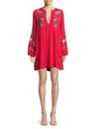 Free People Mia Embroidered Floral Dress