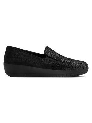 Fitflop Superskate Embellished Suede Sneakers