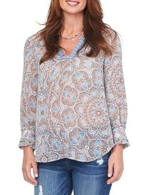 Democracy Paisley-print Blouse