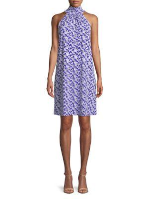 Michael Michael Kors Floral Halterneck Dress