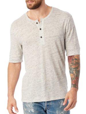 Alternative Linen Heathered Costa Del Sol Henley
