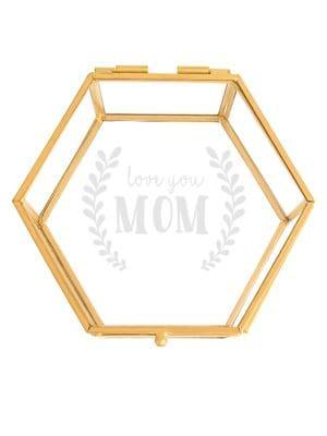 Cathy's Concepts Love You Mom Goldtone Jewelry Box