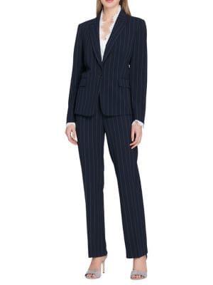 Tahari Arthur S. Levine Pinstriped Pant Suit