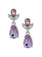 Givenchy Czech Crystal Drop Earrings