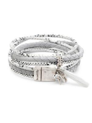 Lonna & Lilly Crystal Elephant Wrap Bracelet