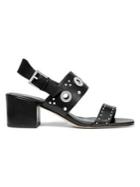 Michael Michael Kors Caldwell Gryle Leather Heeled Sandals