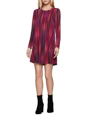 Bcbgeneration Long Sleeve Printed Shift Dress