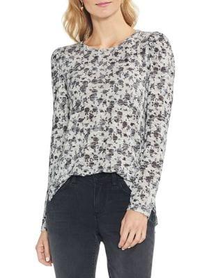 Vince Camuto Ditsy Rose Long Sleeve Top