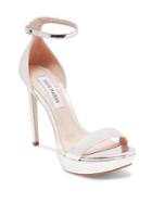 Steve Madden Starlet Metallic Stiletto Platform Sandals