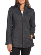Jones New York Collection Seamed Cotton-blend Hooded Jacket