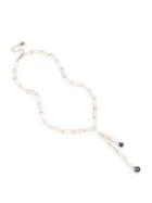 Bcbgeneration Goldtone And Faux Pearl Link Y-necklace