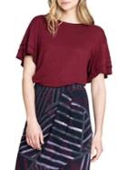 Nic+zoe Tiered Ruffle-sleeve Tee
