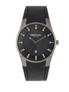 Kenneth Cole Crystal Bezel Analog Strap Watch