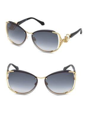 Roberto Cavalli 60mm Butterfly Sunglasses