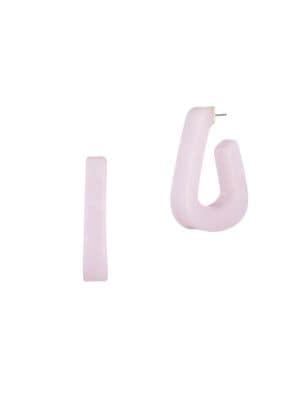 Trina By Trina Turk Scenic Route Goldtone Hoop Drop Earrings