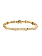 Morris & David 14k Yellow Gold & Diamond Bracelet