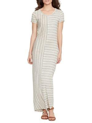 William Rast Brittany Directional Stripe Maxi Dress