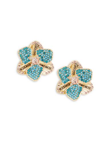 Nanette Lepore Floral Stone-accented Stud Earrings