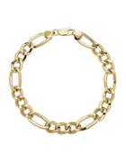 Lord & Taylor 14k Yellow Gold Mens Link Bracelet
