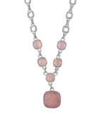 Effy Rose Quartz Sterling Silver Pendant Necklace