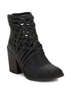 Free People Carrera Woven Leather Ankle Boots