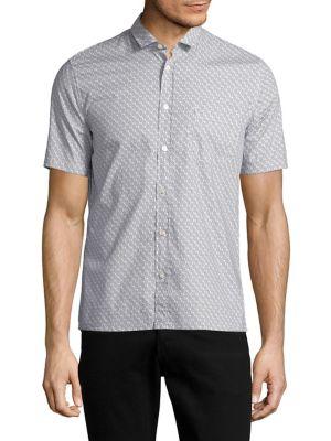 Hugo Boss Erumba Printed Slim-fit Button-down Shirt