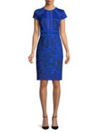 Tadashi Shoji Floral Cut-out Dress