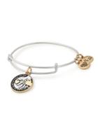 Alex And Ani Hand In Hand Two-tone Charm Bangle Bracelet