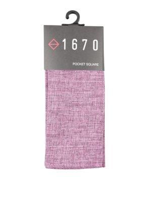 Lord Taylor Marled Solid Pocket Square