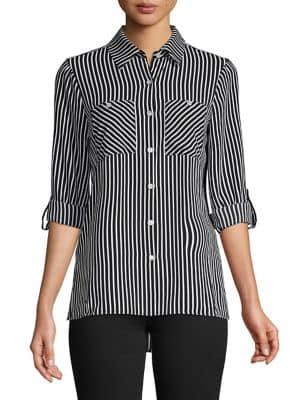 Spense Striped Button-down Shirt