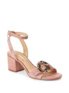 Nanette By Nanette Lepore Rae Suede Buckle Sandals