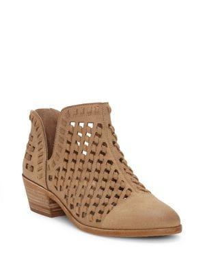 Vince Camuto Phortiena Suede Block Heel Booties