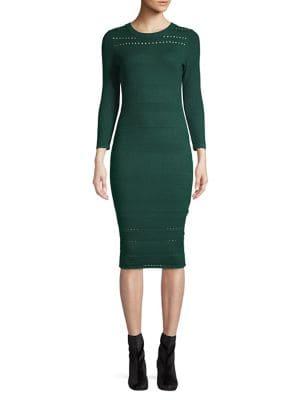Eliza J Ribbed Bodycon Dress
